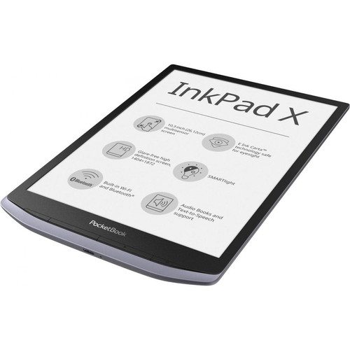 Liseuse Inconnu Pocketbook InkPad X metallic grey