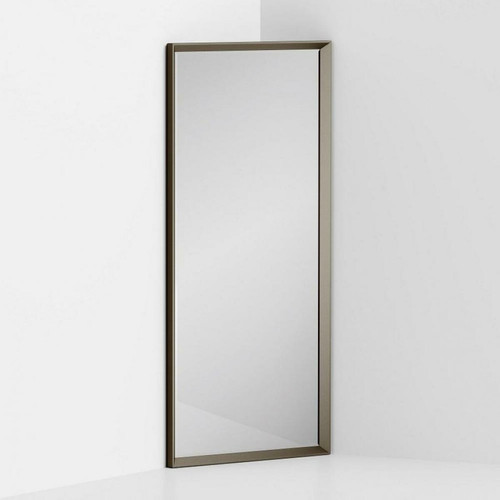 Miroirs Inside 75 Miroir pour angle ANGOLO cadre aluminium couleur gris
