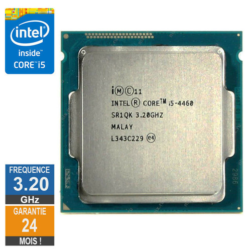 Intel - Processeur Intel Core I5-4460 3.20GHz SR1QK FCLGA1150 6Mo Intel - Processeur 3.2