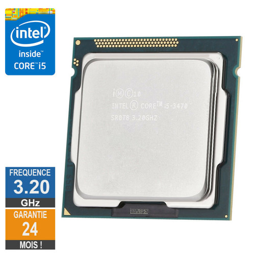 Intel - Processeur Intel Core I5-3470 3.20GHz SR0T8 FCLGA1155 6Mo Intel - Processeur 3.2