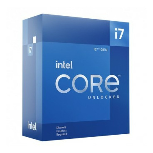 Intel - INTEL Processeur socket 1700 Core I7 12700KF (12x 3.60GHz/5.00GHz) version boite Intel - Processeur 12