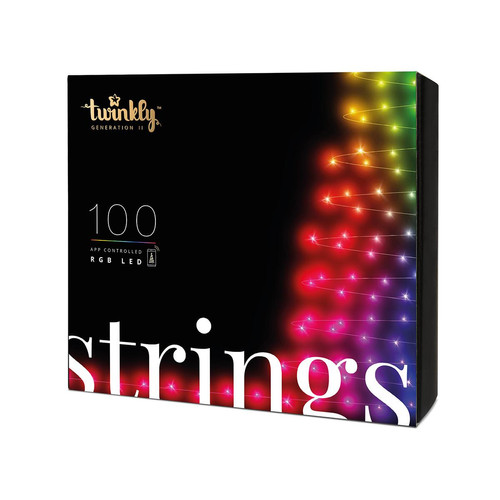 Twinkly - String 100LED RGB 4,3mm Gen II - Edition multicolore - 8m Twinkly - La série innovante de lumières décoratives