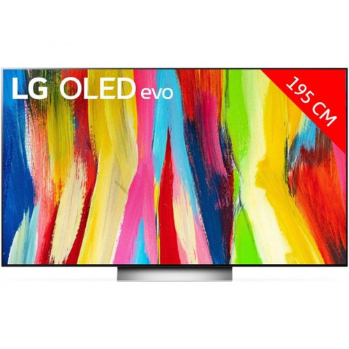 LG - TV OLED 4K 195 cm OLED77C25 2022 LG  - TV OLED LG TV, Home Cinéma
