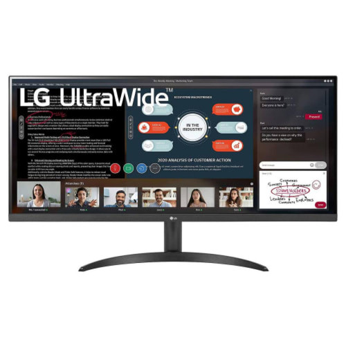 LG - UltraWide 34WP500-B Ecran PC 34" LED UWFHD 75Hz AMD FreeSync HDMI Écouteurs Jeux Bureau Noir LG - Moniteur PC 2560 x 1080