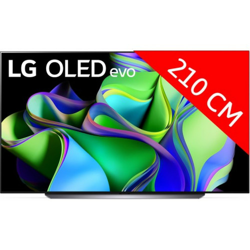 LG - TV OLED 4K 210 cm OLED83C3 evo 2023 LG - TV OLED TV, Home Cinéma