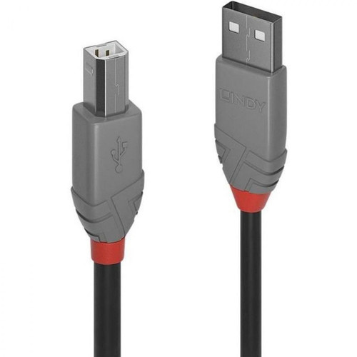 Lindy - LINDY Câble USB 2.0 type A vers B - Anthra Line - 3m Lindy  - Câble et Connectique