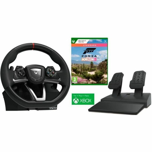 Volant PC marque generique Volant et pédales XBOX ONE Orig. Sous licence XBOX "Racing Overdrive" + Forza Horizon 5