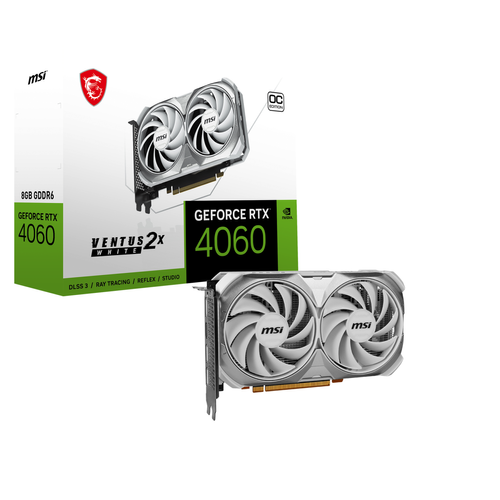 Msi - GeForce RTX 4060 VENTUS 2X WHITE 8G OC Msi  - Msi