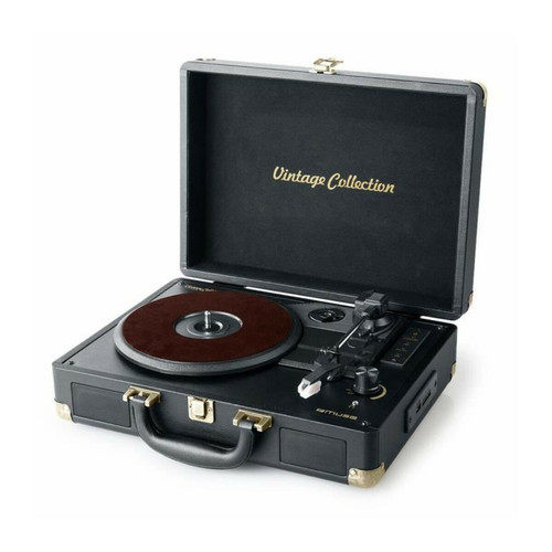 Muse - Platine vinyle stéréo vintage collection 33/45/78 tours avec enceintes intégrées - USB/SD/AUX - Prise casque Muse  - Platine