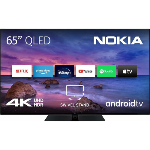 TV 56'' à 65'' Nokia QN65GV315ISW 65 pouces (164 cm) QLED 4K UHD