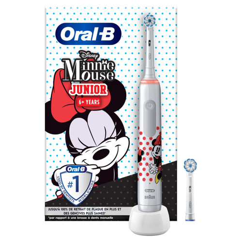 Oral-B - Oral-B Junior - Minnie Mouse - Brosse à dents électrique Oral-B - Brosse à dents électrique Oral-B