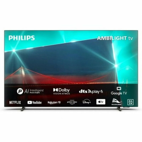 Philips - TV intelligente Philips 65OLED718 65" 4K Ultra HD HDR OLED AMD FreeSync Philips - TV 56'' à 65'' 65