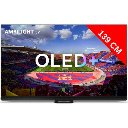 Philips - TV OLED 4K 139 cm 55OLED908 Ambilight + son Bowers & Wilkins Philips - TV 50'' à 55'' Philips