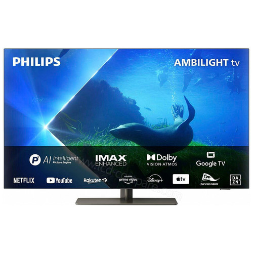 Philips - TV OLED Philips 55OLED848 Ambilight 4K UHD 120HZ 139cm 2023 Philips - TV 50'' à 55'' Philips