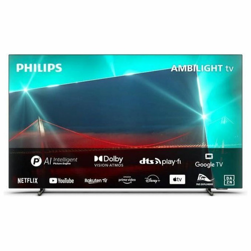 Philips - TV OLED 4K 55" 139 cm - 55OLED718 2023 Philips - TV 50'' à 55''