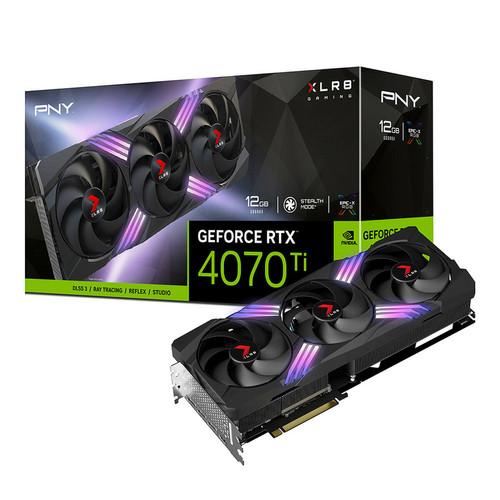 PNY - GeForce RTX™ 4070 Ti XLR8 Gaming VERTO Edition DLSS 3 - 12GB PNY  - Carte graphique reconditionnée