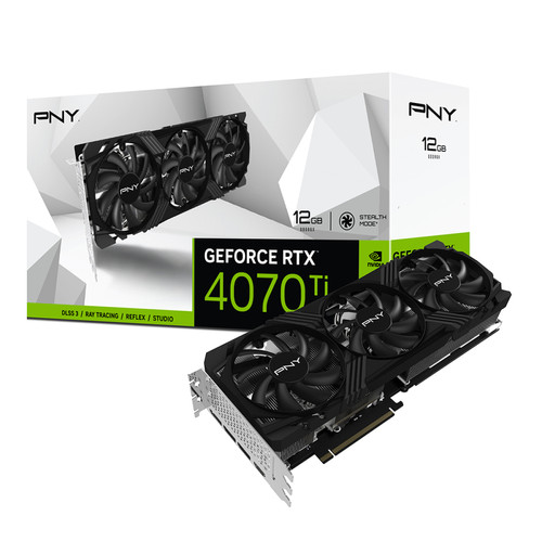 PNY - GeForce RTX 4070 Ti 12G VERTO Triple Fan PNY - Matchez avec nos offres !