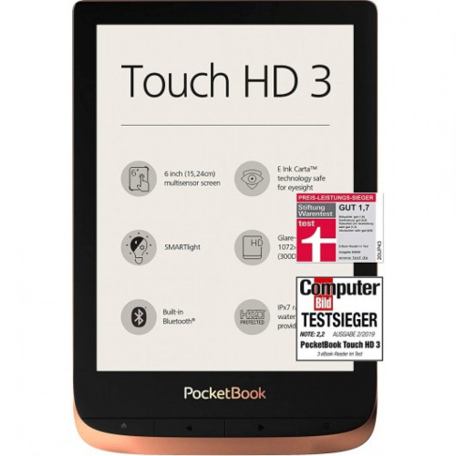 Liseuse Pocket Books Tablette Pocketbook Touch HD 3, le livre de poche