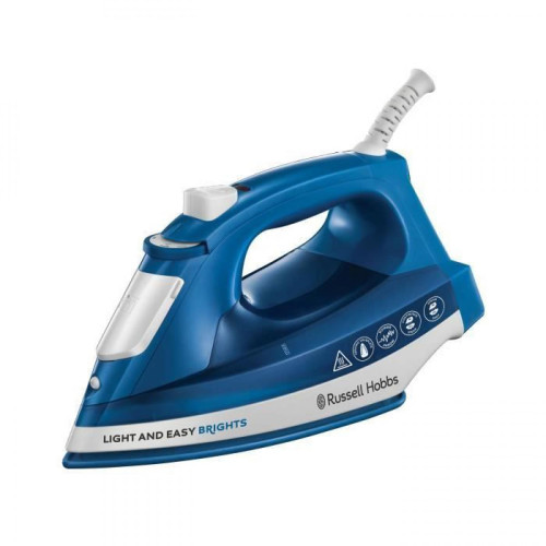 Russell Hobbs - Russell Hobbs 24830-56 Fer a Repasser Vapeur Light and Easy, Defroissage Vertical Possible - Bleu Russell Hobbs - Fer à repasser Filaire