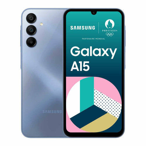 Samsung - Galaxy A15 - 4/128 Go - Bleu Samsung - Smartphone paiement en plusieurs fois Téléphonie