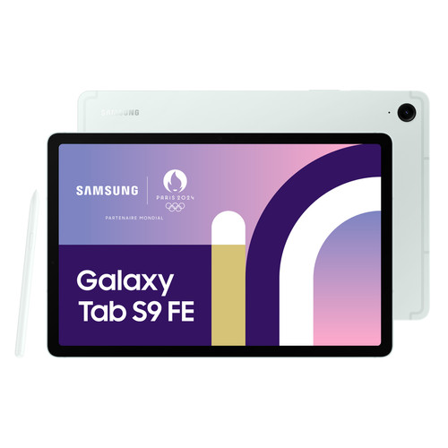 Samsung - Galaxy Tab S9 FE - 6/128Go - WiFi - Light Green - S Pen inclus Samsung - PC location 36 mois Ordinateurs