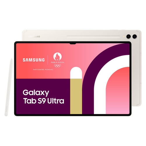 Samsung - Galaxy Tab S9 Ultra - 12/256Go - WiFi - Crème Samsung - Bonnes affaires Tablette tactile
