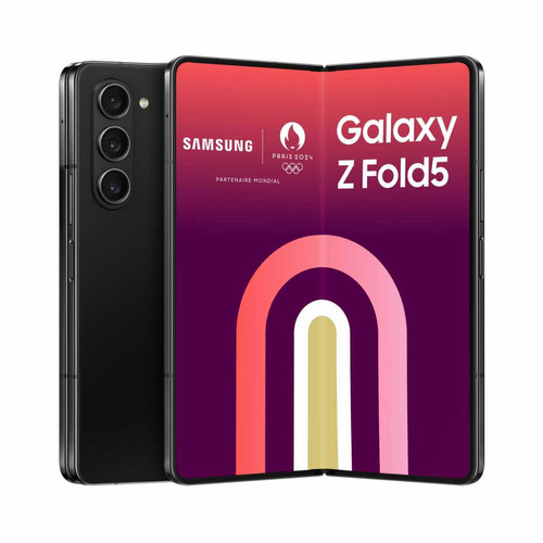 Samsung - Galaxy Z Fold5 - 12/512 Go - 5G - Noir  Samsung - Smartphone Android 512 go