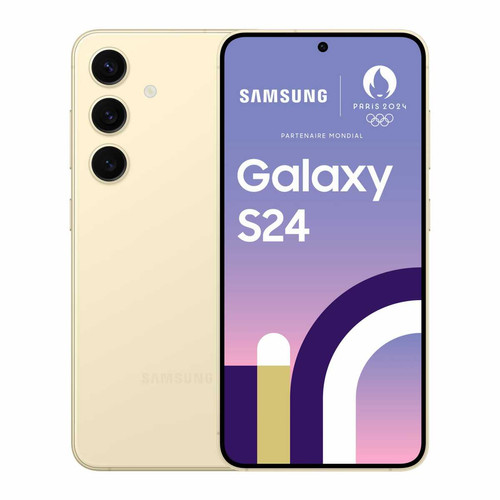 Samsung - Galaxy S24 - 5G - 8/128 Go - Crème Samsung - Smartphone Android Quad hd plus