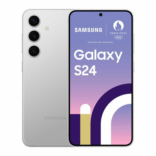 Samsung - Galaxy S24 - 5G - 8/128 Go - Argent Samsung - Smartphone Android Quad hd plus