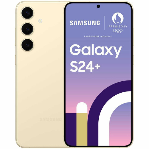 Samsung - Galaxy S24+ - 5G - 12/256 Go - Crème Samsung - Smartphone Android Quad hd plus