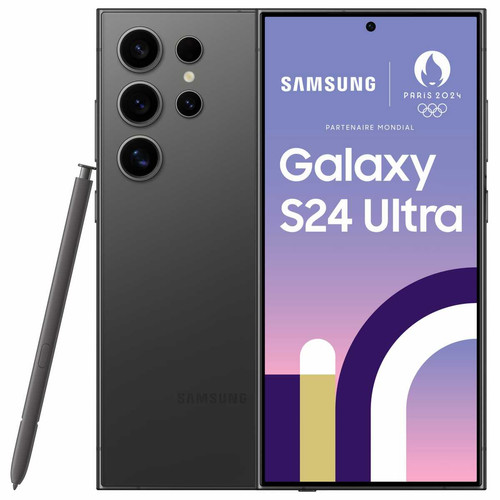 Samsung - Galaxy S24 Ultra - 5G - 12/256 Go - Noir Samsung - Samsung Galaxy