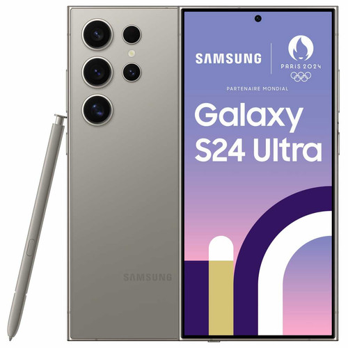 Samsung - Galaxy S24 Ultra - 5G - 12/256 Go - Gris Samsung  - Smartphone 5g