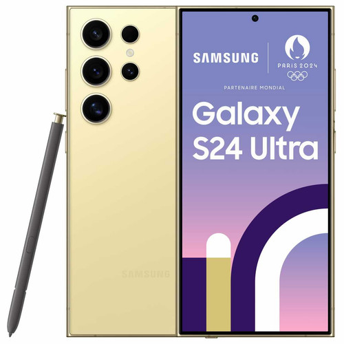 Samsung - Galaxy S24 Ultra - 5G - 12/512 Go - Ambre Samsung - Smartphone Android Quad hd plus