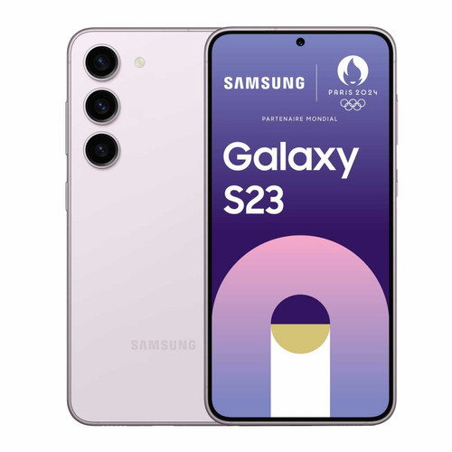 Smartphone Android Samsung Galaxy S23 - 8/128 Go - Lavande