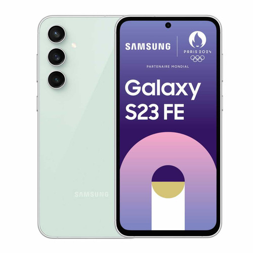 Samsung - Galaxy S23 FE - 8/128 Go - Vert d'eau Samsung - Soldes Samsung