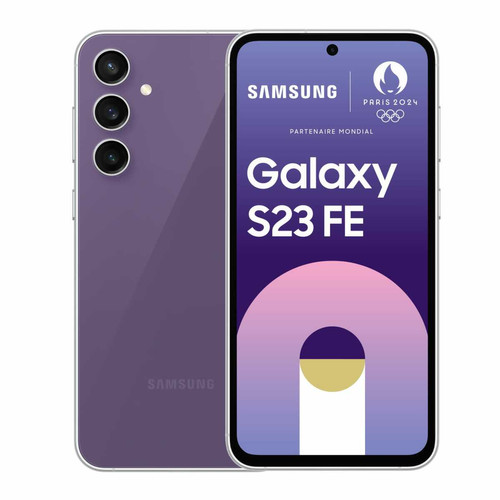 Samsung - Galaxy S23 FE - 8/128 Go - Violet Samsung  - Samsung Galaxy S23 Smartphone Android