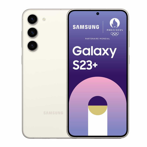 Samsung - Galaxy S23+ - 8/256 Go - Crème Samsung - Téléphonie Samsung