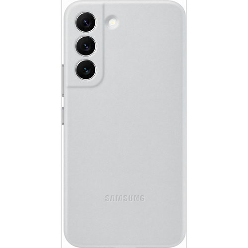 Samsung - Coque Samsung G S22 5G en Cuir Gris clair Samsung Samsung  - Accessoire Smartphone