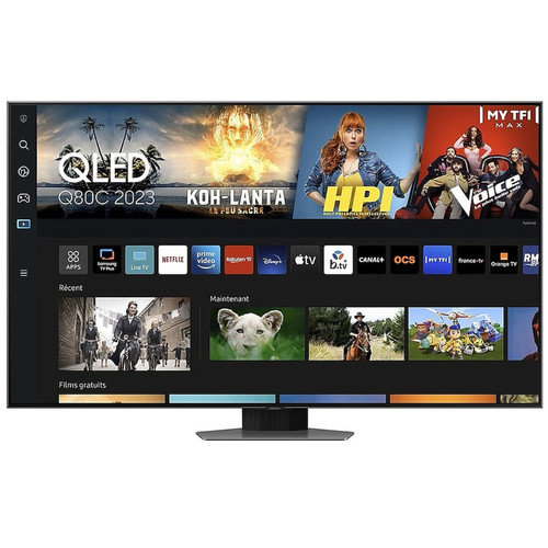 Samsung - TV QLED 4K 55" 139cm - QE55Q80C Samsung - TV 50'' à 55''