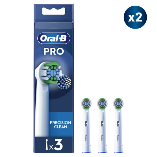 Oral-B - Oral-B Pro Precision Clean - 6 Brossettes Oral-B - Oral b pro 2000 Brosse à dents électrique