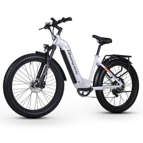 Vélo électrique SHENGMILO Shengmilo Vélo électrique adulte 48 V 840 Wh Portée de vélo électrique jusqu'à 90 km Batterie au lithium amovible SAMSUNG 1000 W Vélo électrique pas à pas Écran LCD 26 pouces MX06
