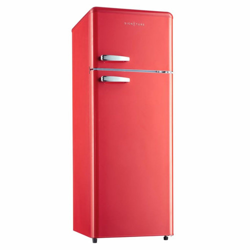 Signature - Réfrigérateur 2 portes SIGNATURE SDP211VRE 211L Rouge Signature - Poids d un refrigerateur congelateur