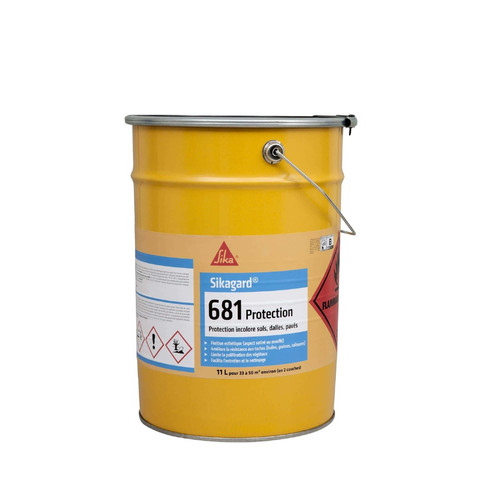 Peinture extérieure Sika Protection incolore pour sols SIKA Sikagard 681 Protection - 11L