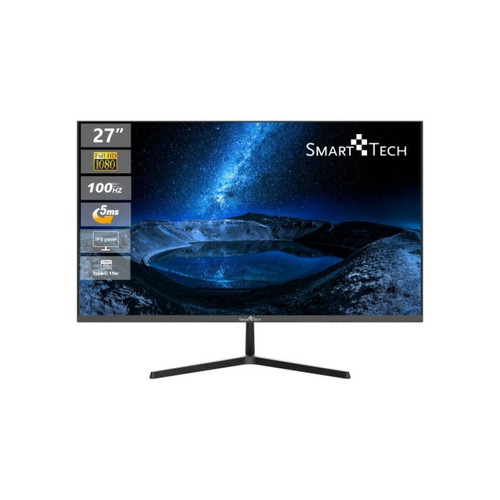 Smart Tech - Ecran PC Smart Tech 27" (68 cm) 270N02XIF Full HD, Dalle IPS - Resolution: 1920*1080-HDMI, VGA, USB TYPE C Smart Tech  - Ecran PC Bureautique