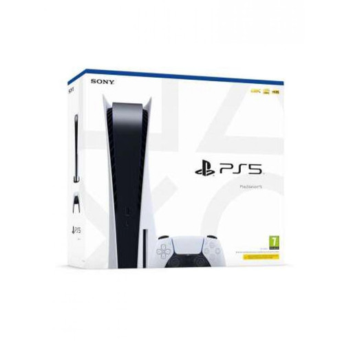 Console PS5 Sony Sony PlayStation 5 Édition Standard PS5 avec 1 Manette Sans Fil DualSense Blanche