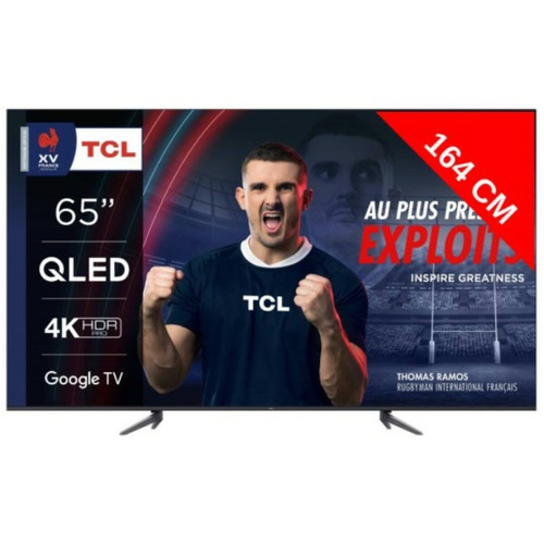 TV 56'' à 65'' TCL TV QLED 4K 164 cm TV 4K QLED 65QLED770 Google TV