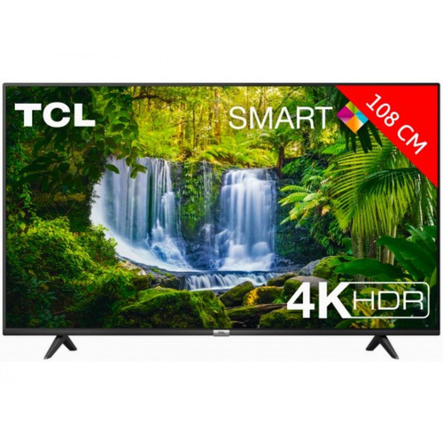 TV 40'' à 43'' TCL TV LED 4K 108 cm TV 4K HDR 43P610 SMART TV 3.0
