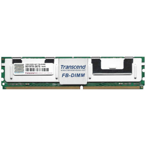 RAM PC Transcend 1GB RAM Serveur Transcend TS128MFB72V6J-T DDR2-667 PC2-5300F Fully Buffered ECC