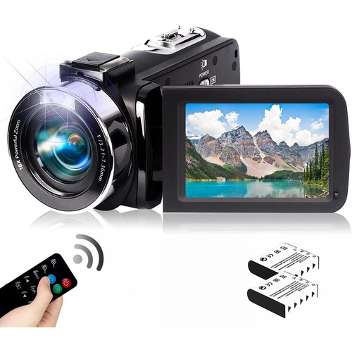 Accessoires caméra Vendos85 Caméscope numérique Full HD de 23 pouces 42 P noir gris