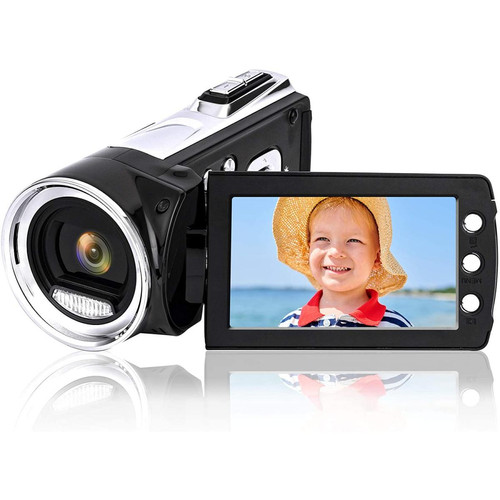 Accessoires caméra Vendos85 Caméscope numérique Full HD de 2,7 pouces 1920 X 1080 24 P noir gris